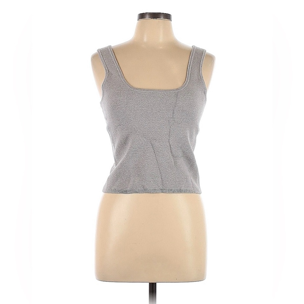 Abercrombie & Fitch Gray Pullover Sweater Tank | Women | Large